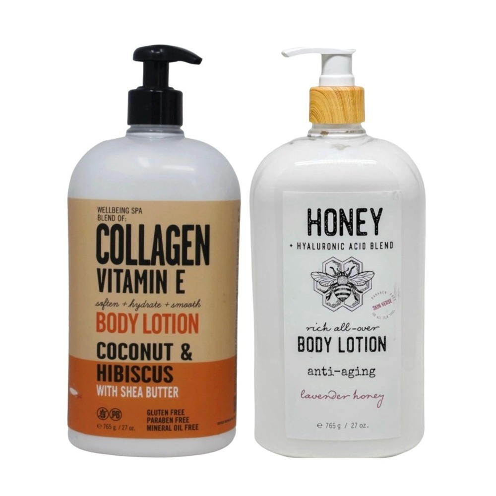 2 PACK Collagen Vetamin E & Anti Aging Body Lotion